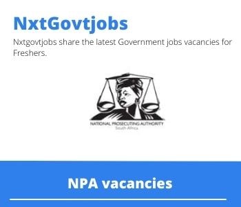 NPA Administrative Clerk Jobs 2022 Apply now @npa.gov.za