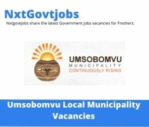 Umsobomvu Municipality Truck Driver Colesberg Vacancies in Kathu – Deadline 14 July 2023