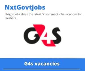 G4s Regional Technical Manager Vacancies in Kimberley – Deadline 22 Jun 2023